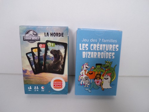 Jeux cartes jurassic - cartes,