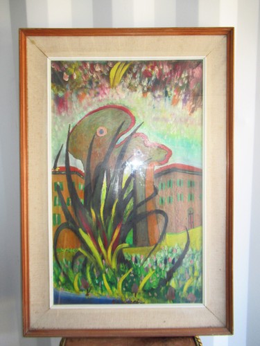 Ancien grand tableau - grand,