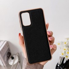 Étui en cuir véritable noir