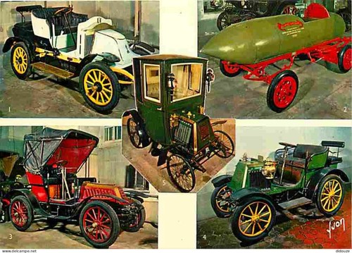 Carte postale automobiles - automobiles,