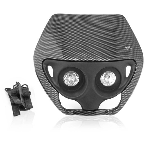 Masque enduro halogène double - masque,