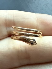 Ancienne Bague Plaquer Or 18k