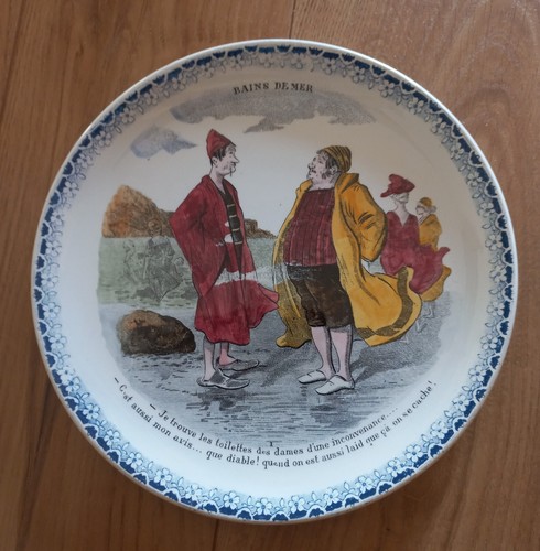 Assiette faience creil - assiette, et