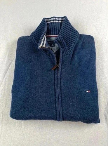 Pull zippé tommy hilfiger - pull,