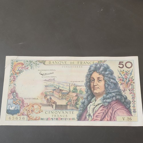 Banque france billet 50 - france,