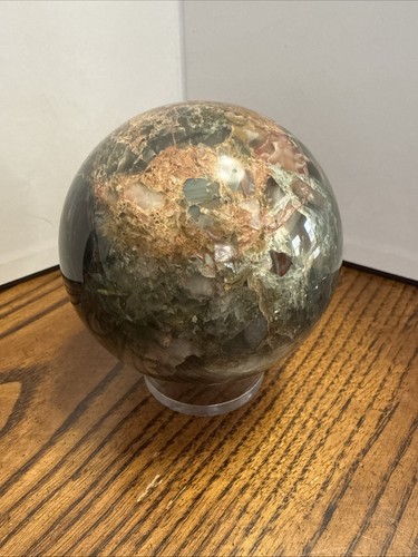 Brecciated jasper with moss - brecciated,