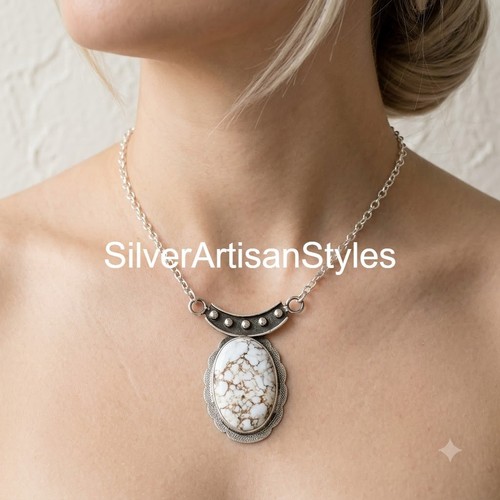 Collier chaîne fait main - , en