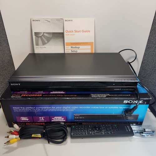 Sony rdr gx257 - dvd, video