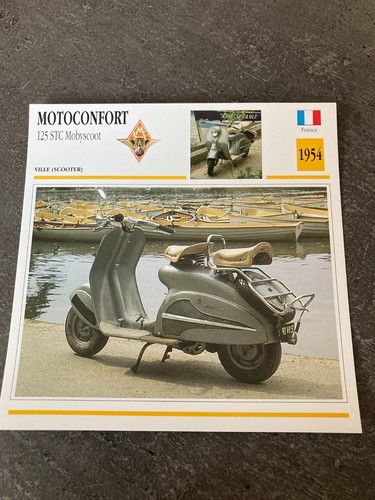 Carte fiche moto collection - fiche,