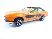 MAJORETTE - 1/60 - FORD - CAPRI - S - MIF - REF 251 - ORANGE TOIT NOIR -