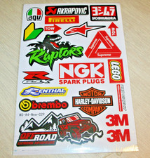 Autocollant  SPONSOR REPLICA  REPLICA MOTOGP RAPTORS moto dirt REFRED1
