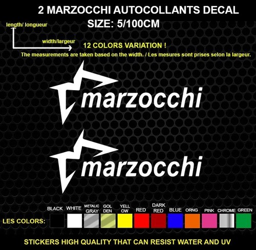 Marzocchi logo autocollant - 2,