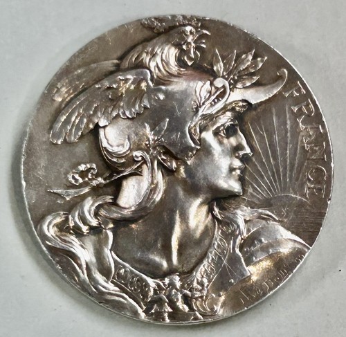 Rare médaille argent marianne - médaille,