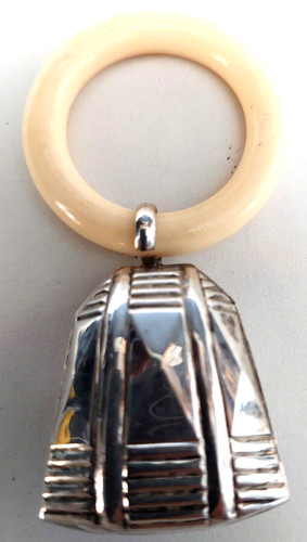 Hochet ancien argent - ancien,