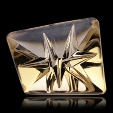 ★☆ CITRINE 1,55 CT de Anahi Ametrine Mine - 9 mm - GEM-1048 ☆★