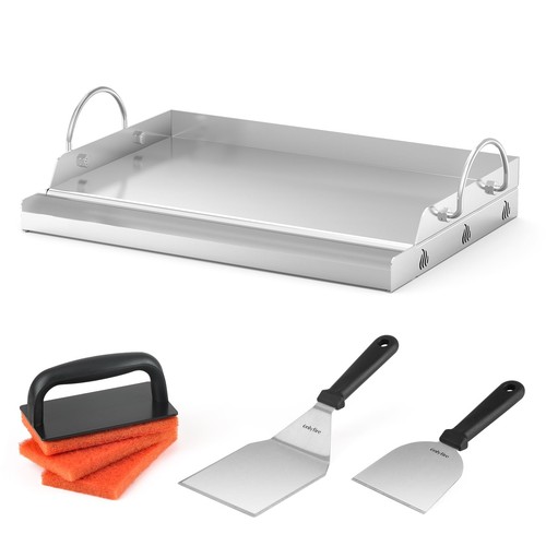 Plaque plancha inox avec - plancha,