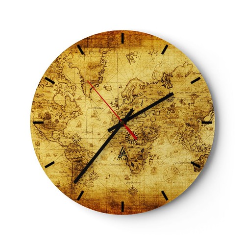 Horloge murale verre - en,