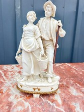 Couple de paysans en biscuit 