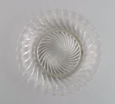 Baccarat, France. Bol / plat rond Art Déco en verre Art transparent. 1930s / ...