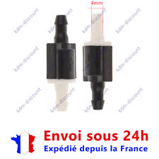 Lot de 2 Soupapes Clapet Anti retour Valve Essence huile Lave glace 4 mm 