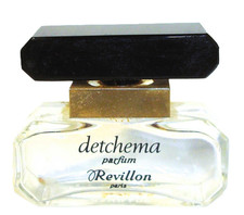 RARE flacon du parfum DETCHEMA de REVILLON / 7,5 ml / vide / NO vapo