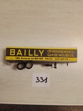 Remorque Bailly Marque Jouef