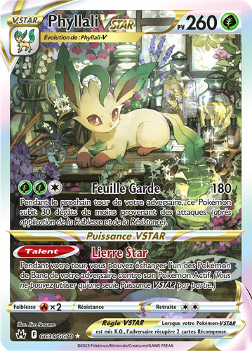 Carte pokémon phyllali vstar - carte,