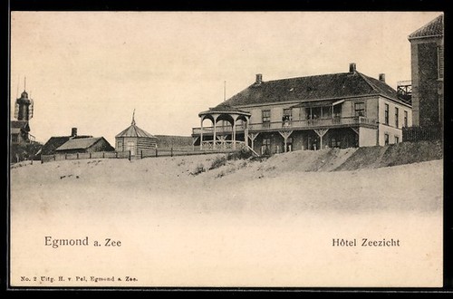 Carte postale egmond - carte, a.