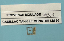 #263 - Photodecoupe POUR CADILLAC TANK LE MONSTRE  LE MANS 1950 Provence Moulage