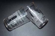 Deux anciens verres souvenir