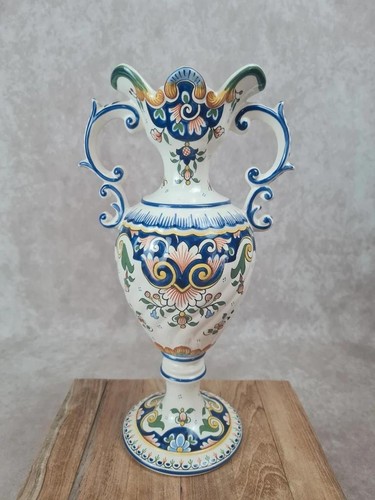 Vase faïence desvres signé - desvres,