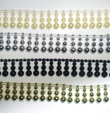 Perlé Frange, à Coudre Bordure, Mariage Vêtements Loisirs Créatifs, Art U019