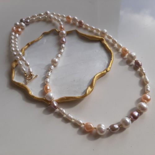 Sautoir collier perles de - sautoir, en