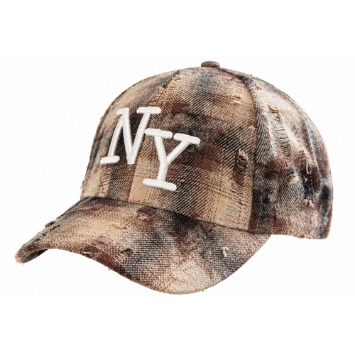 Casquette marron beige - casquette,