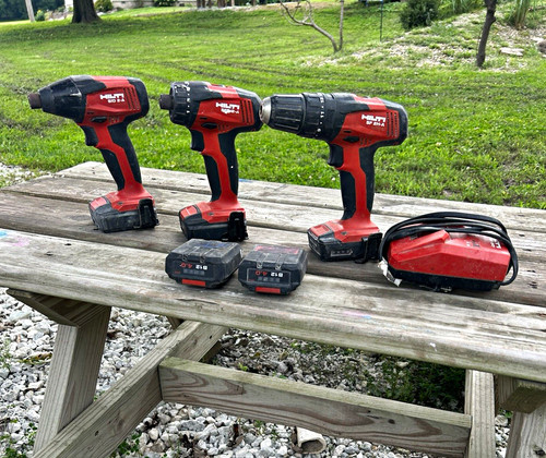 Hilti 12v ion tool set - hilti, li-ion