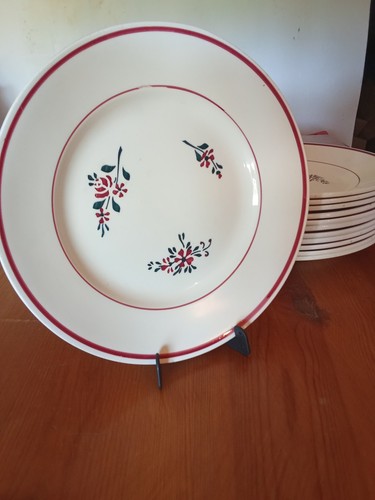 Assiettes plates anciennes - assiettes,