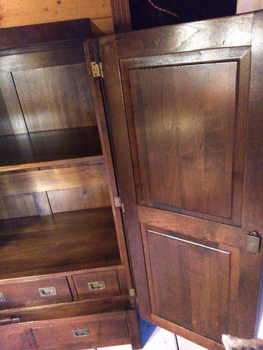 Armoire merisier massif - merisier, 2