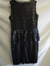 ROBE A SEQUIN NOIRE UK 12