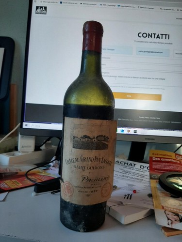 Bouteille vin ancienne - bouteille,