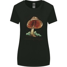 T-Shirt Femme Large Coupe En Champignons Magiques LSD Psychédélique