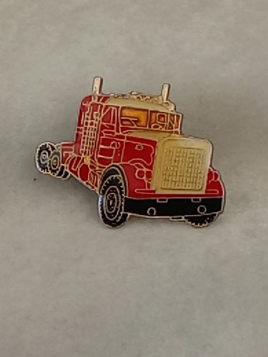 Pin camion américain rouge - pin's,