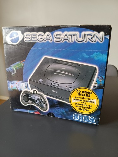 Console sega saturn boite - console,