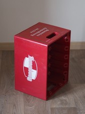 Caisse bière Kronenbourg vintage – casier 24x33cl – déco bistrot industriel