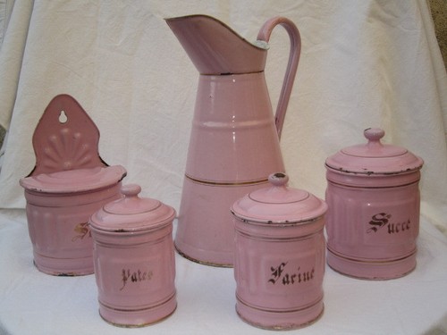 Pots epices rose anciens - epices,