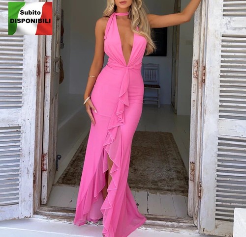 Robe femme long avec fente - robe,