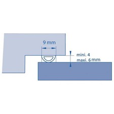 Joint de calfeutrage profil D