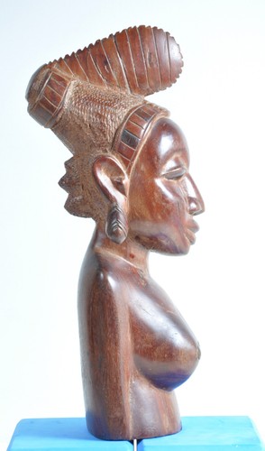 Buste africain bois - buste,