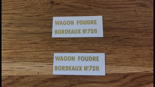 Transferts pour wagon foudre - pour,