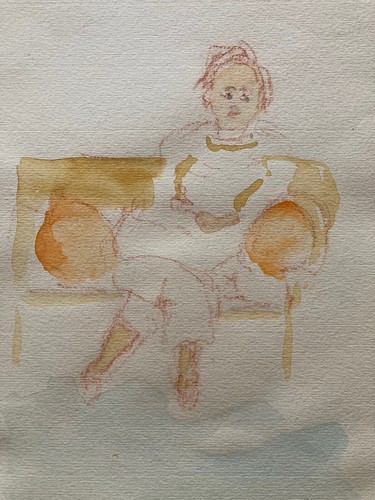 Belle peinture aquarelle - peinture,
