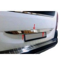 BAGUETTE DE HAYON INOX POLI PEUGEOT RIFTER 2018 2019 2020